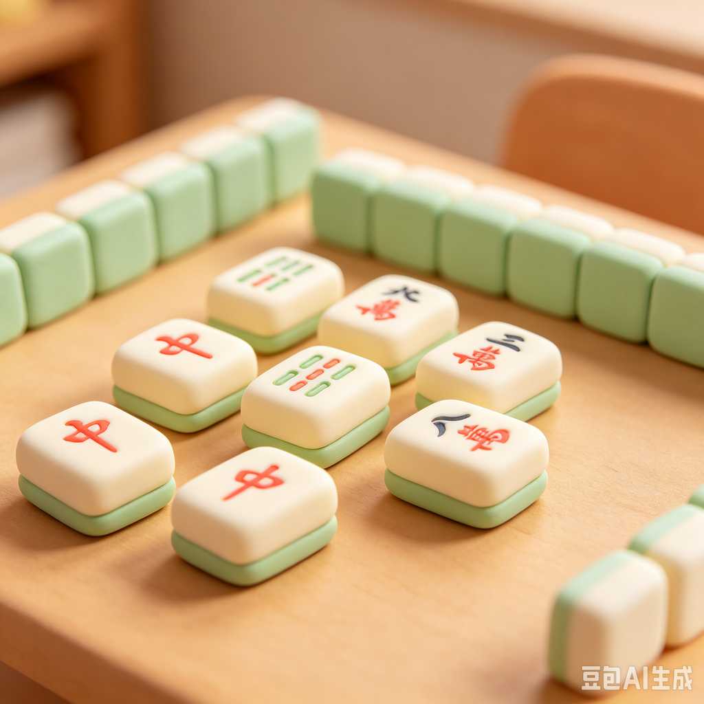 light mahjong set for easy carry