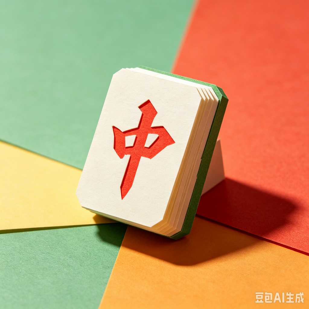 traditional oriental mahjong tiles