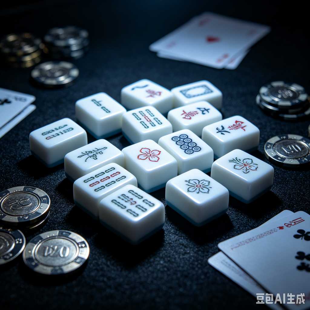 hand painted mahjong tiles