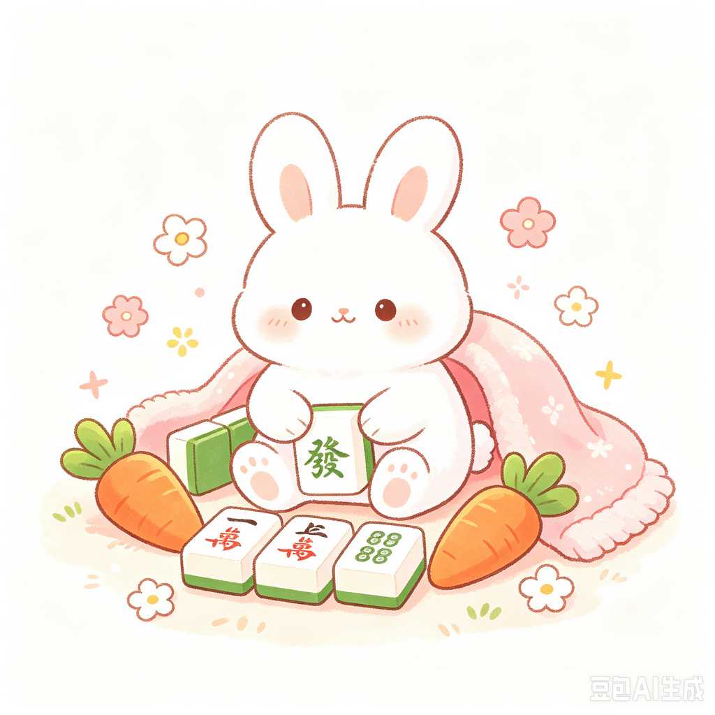 pastel color mahjong tiles